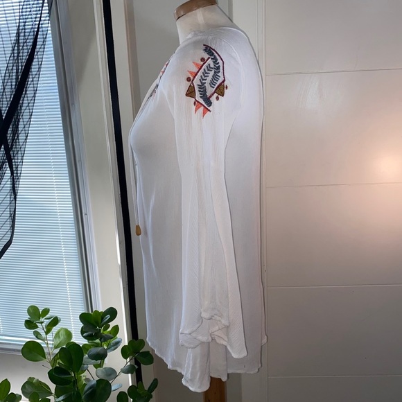 Lulu’s My Bell Loved Embroidered mini tunic dress - Picture 3 of 7